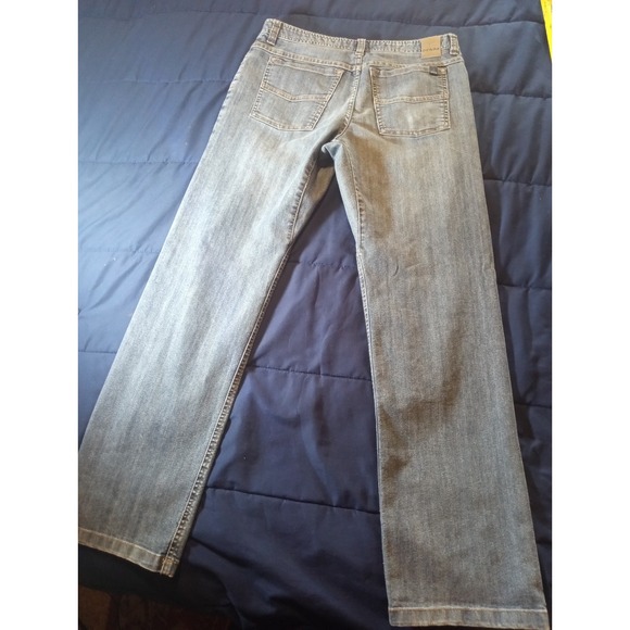 Prana Jeans Mens 30x31 Blue Denim Cotton Straight Stretch‎ Casual - Picture 5 of 6